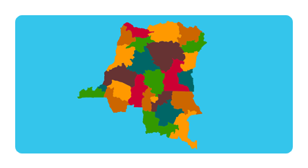 RD Congo: Provincia de congo mapa interactivo