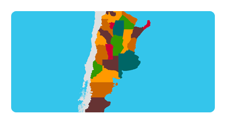 Play Argentina interactive map game