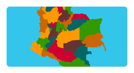 Play Colombia interactive map game