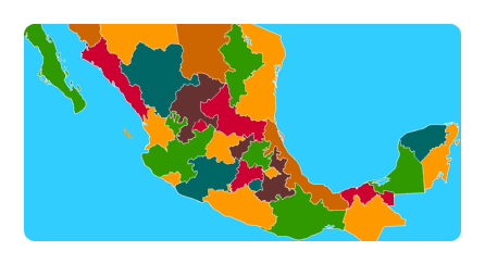 Estados de México mapa interactivo