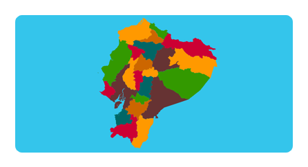 Play Ecuador interactive map game