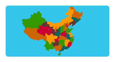 Provincias de China mapa interactivo