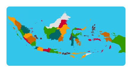 Play Indonesia interactive map game