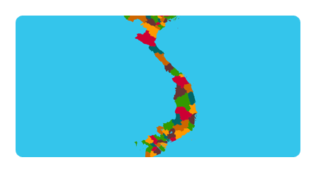 Play Vietnam interactive map game