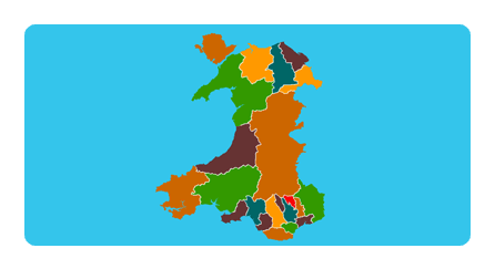Play Wales interactive map game