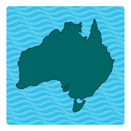 Play Countries of Australia and Oceania interactive map game