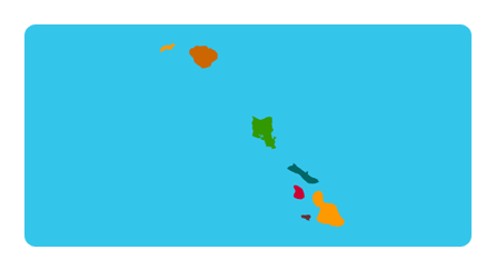 Islas de Hawái mapa interactivo